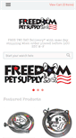 Mobile Screenshot of freedompetsupply.com